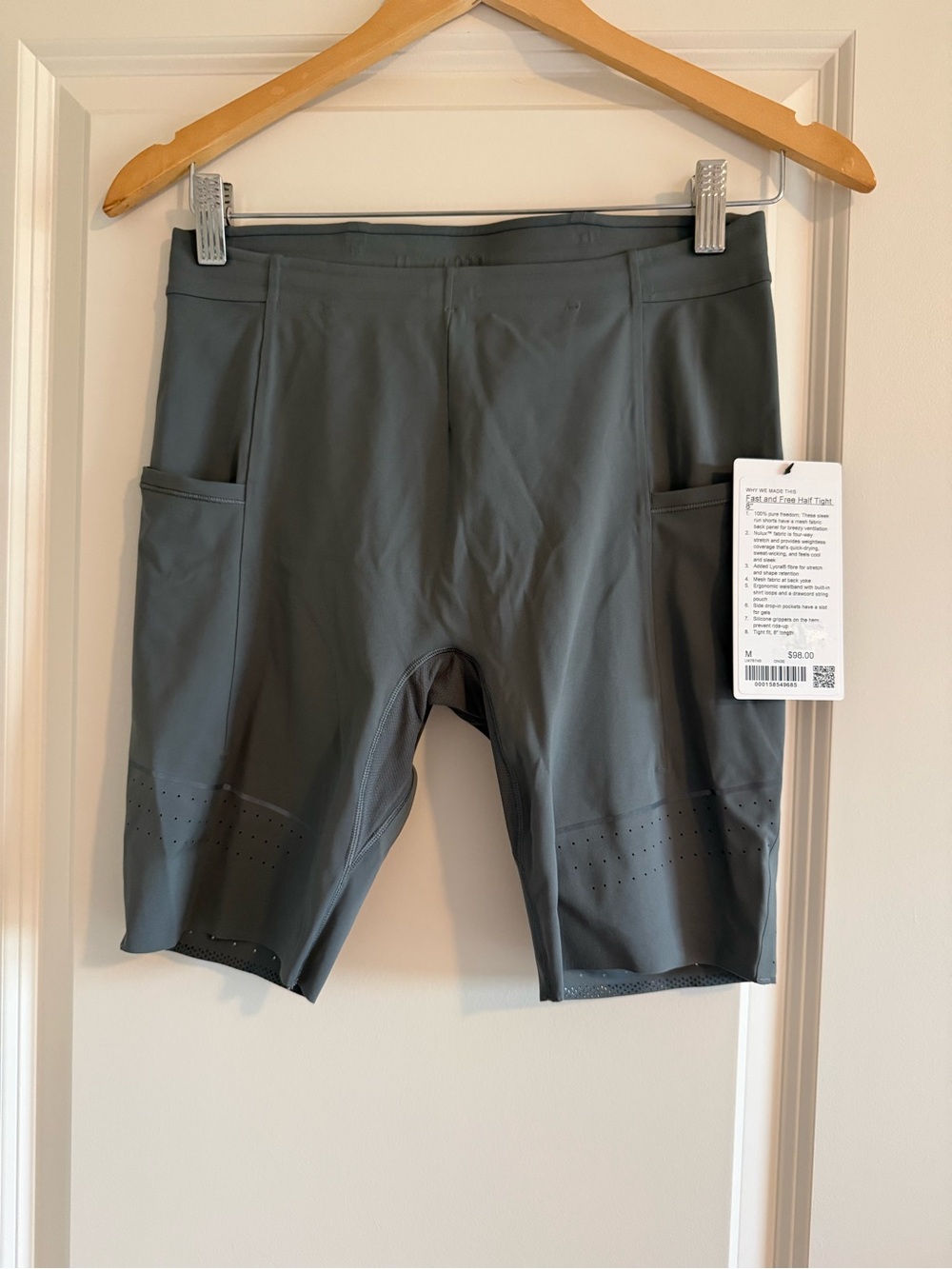 NWT Lululemon Fast Free Half Tight 8” Men’s Medium M ONGE Running Shorts